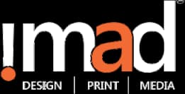 iMad logo: design, print, media, Jaipur