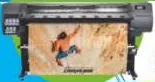 HP Latex 335 wide-format printer printing a large graphic